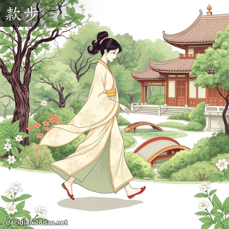 款步 - 國語大辭典配圖