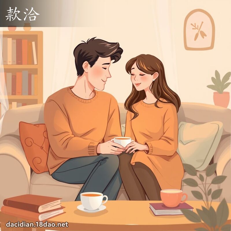 款洽 - 国语大辞典配图