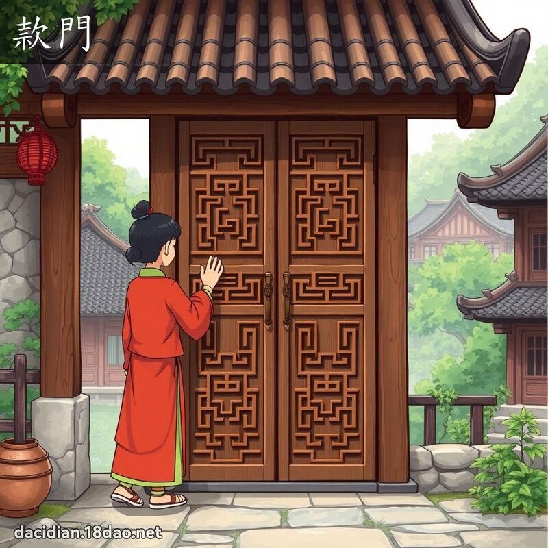 款門 - 國語大辭典配圖