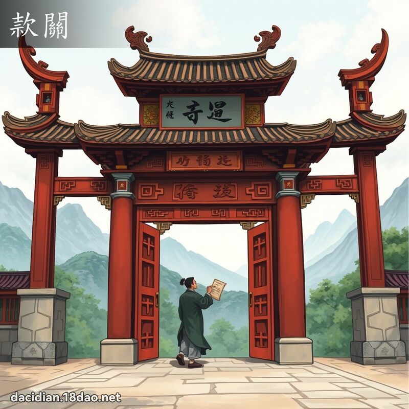 款關 - 國語大辭典配圖