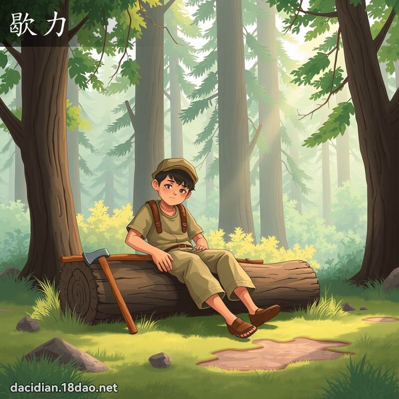 歇力 - 國語大辭典配圖