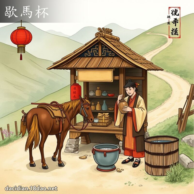 歇馬杯 - 國語大辭典配圖