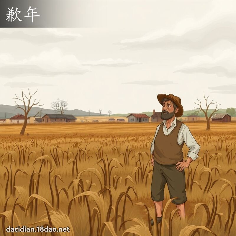 歉年 - 国语大辞典配图