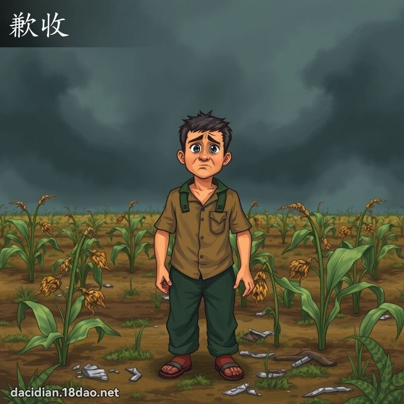 歉收 - 國語大辭典配圖