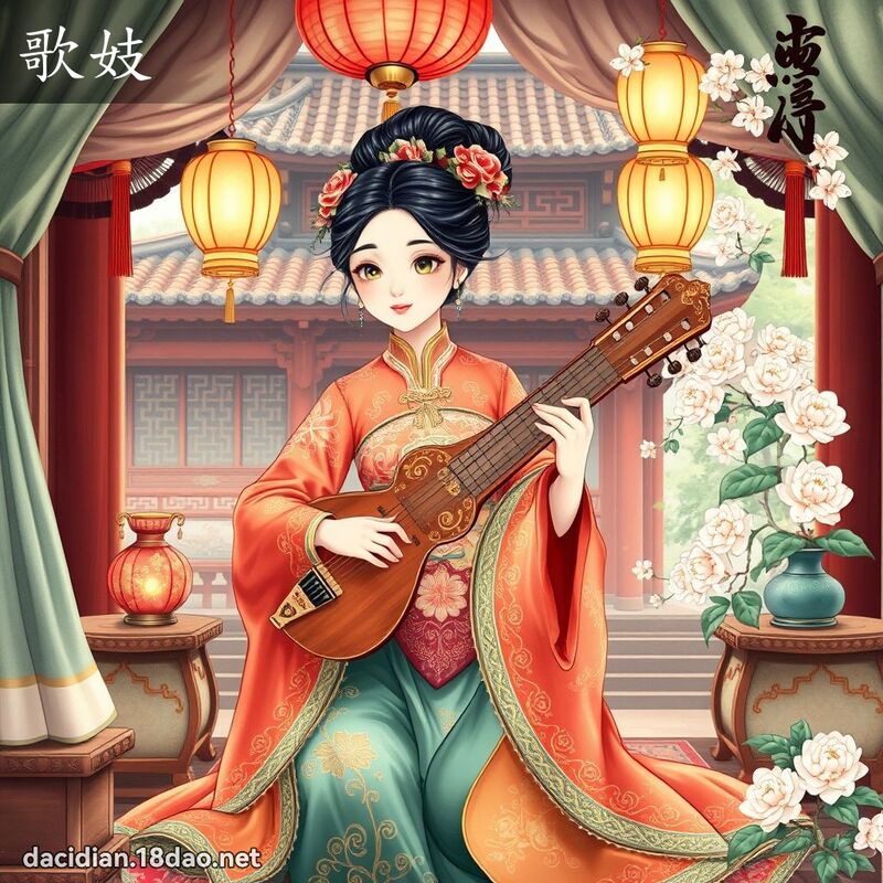 歌妓 - 國語大辭典配圖