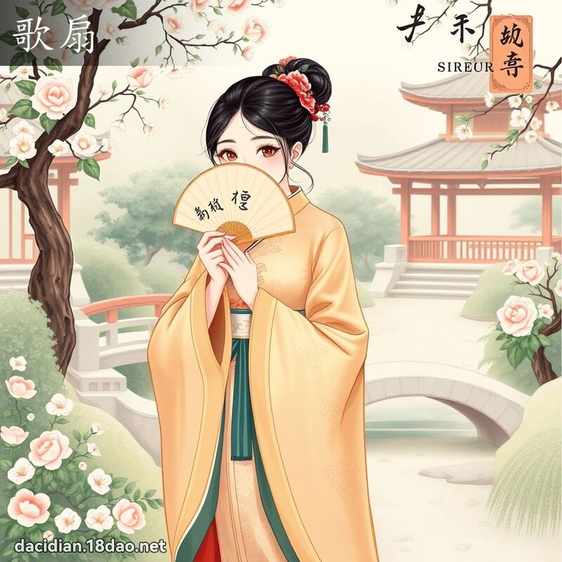 歌扇 - 国语大辞典配图