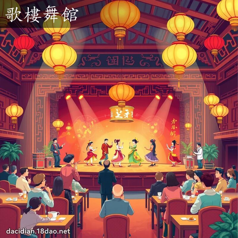 歌樓舞館 - 國語大辭典配圖
