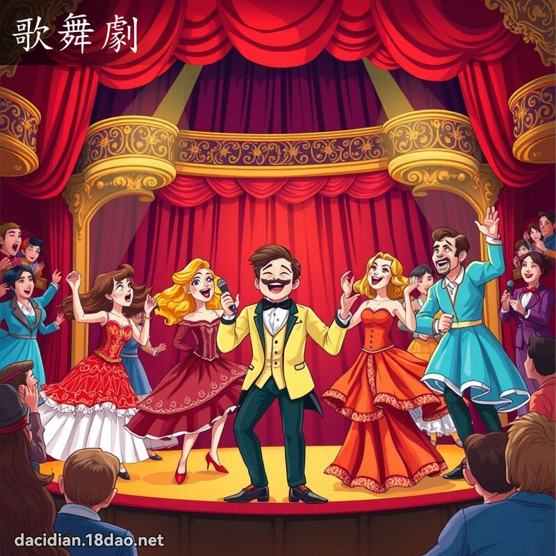 歌舞剧 - 国语大辞典配图