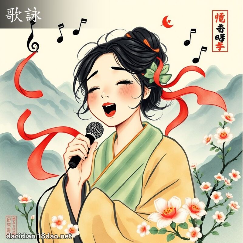 歌咏 - 国语大辞典配图