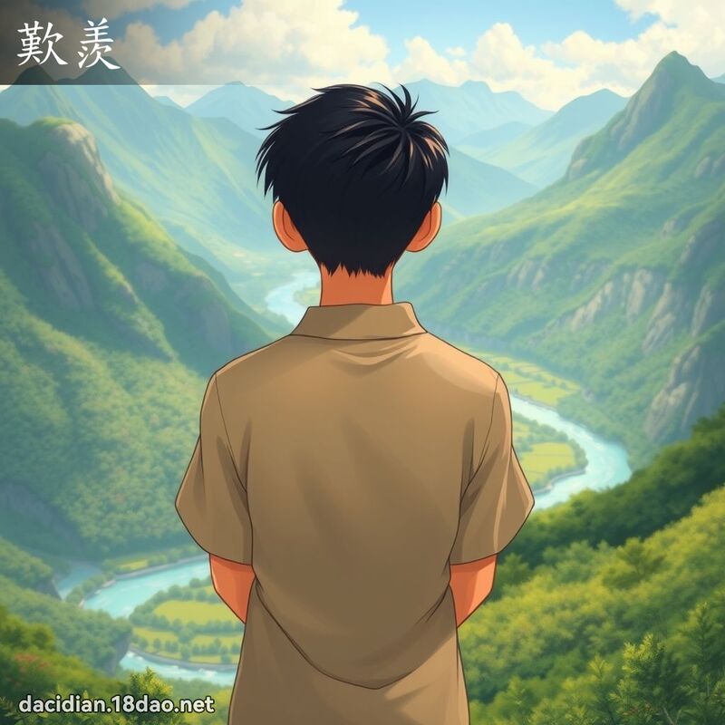 歎羨 - 國語大辭典配圖