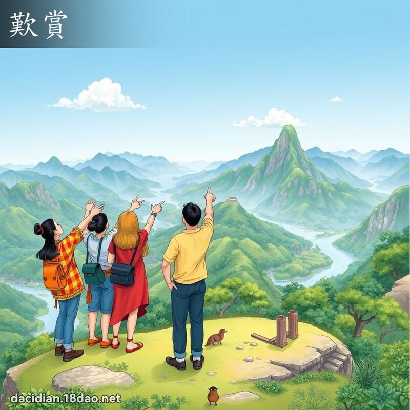 歎賞 - 國語大辭典配圖