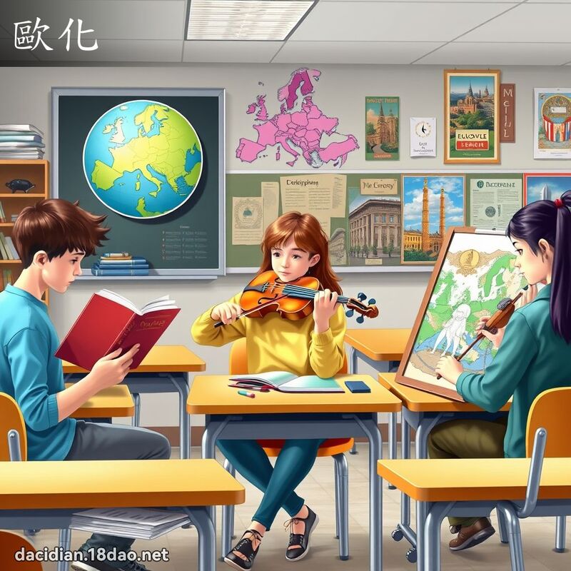 欧化 - 国语大辞典配图