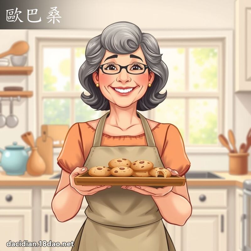 歐巴桑 - 國語大辭典配圖