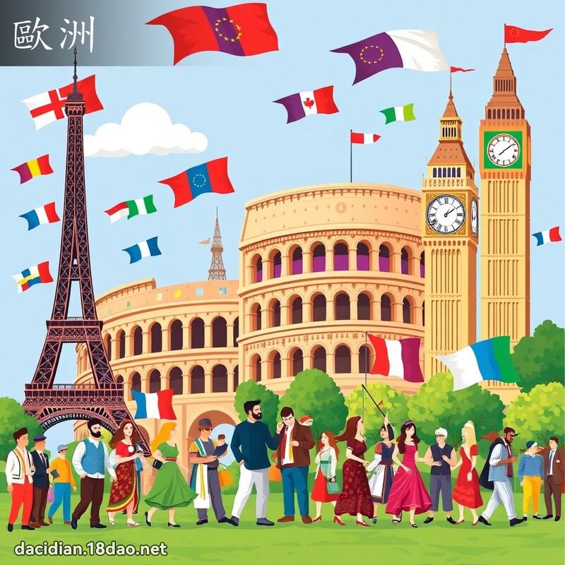 歐洲 - 國語大辭典配圖