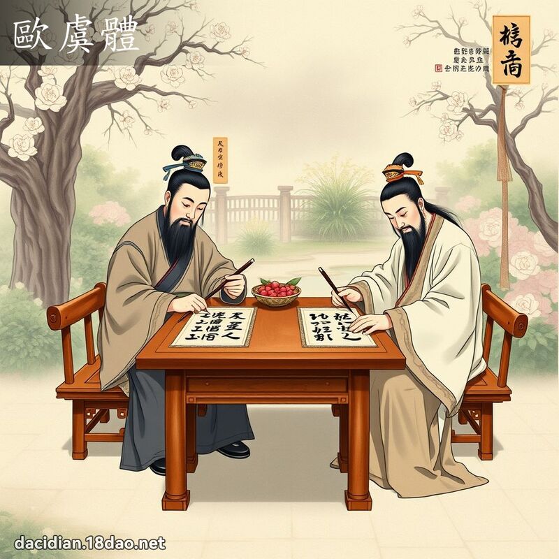 歐虞體 - 國語大辭典配圖