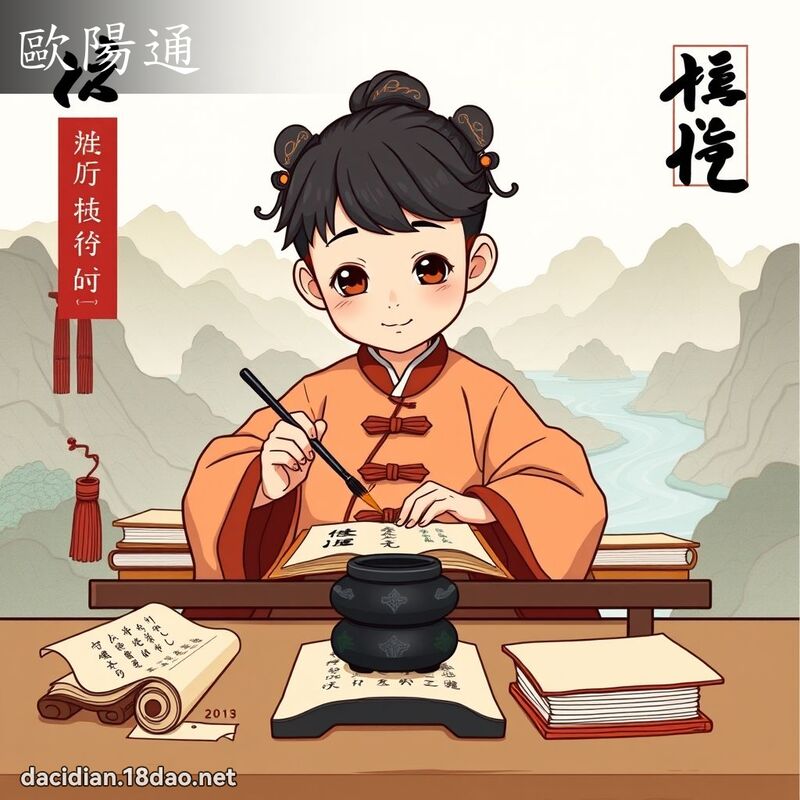欧阳通 - 国语大辞典配图