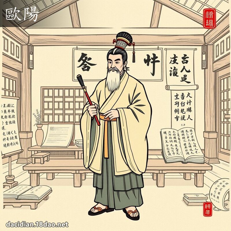 歐陽 - 國語大辭典配圖