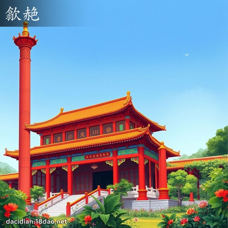 歙赩 - 国语大辞典配图