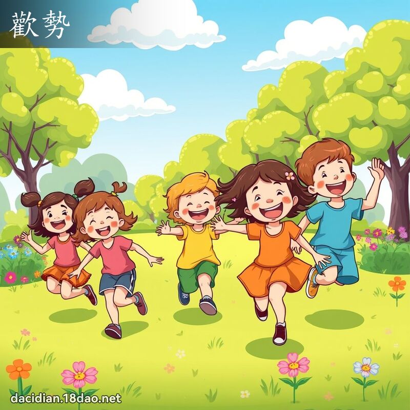 欢势 - 国语大辞典配图