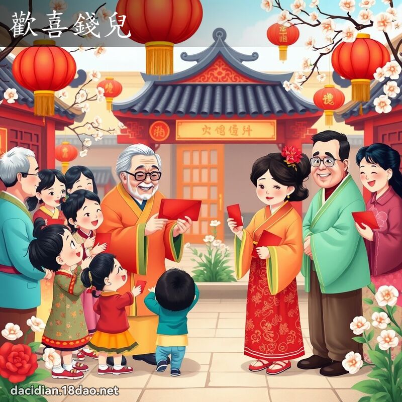 歡喜錢兒 - 國語大辭典配圖