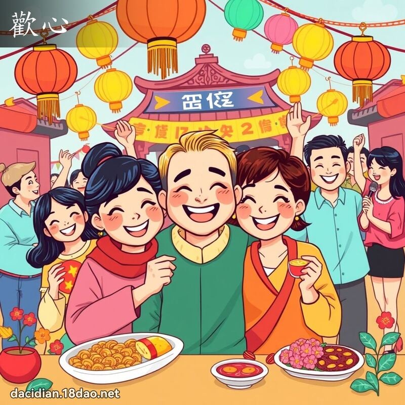 歡心 - 國語大辭典配圖