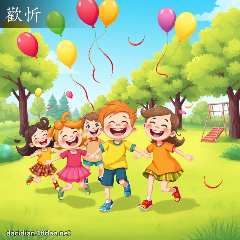 歡忻 - 國語大辭典配圖