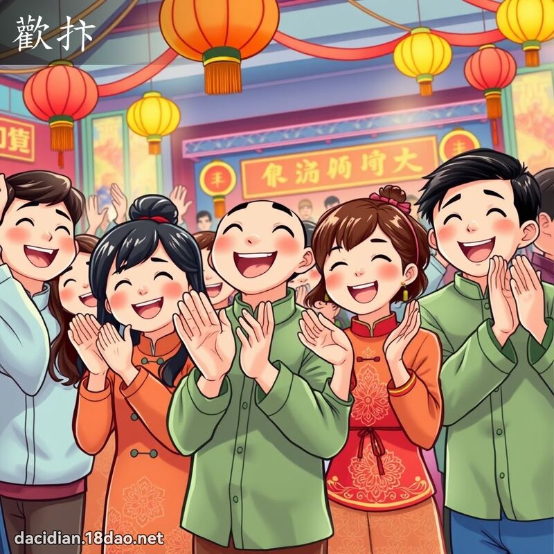 歡抃 - 國語大辭典配圖