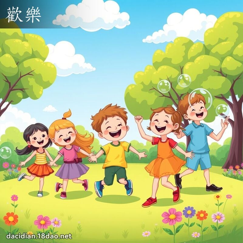 歡樂 - 國語大辭典配圖