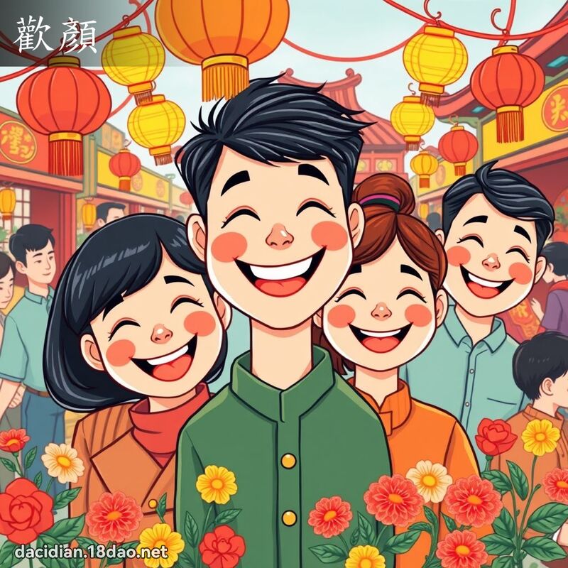 歡顏 - 國語大辭典配圖