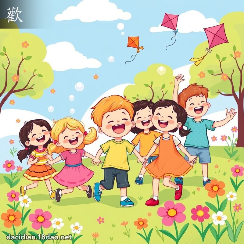 歡 - 國語大辭典配圖