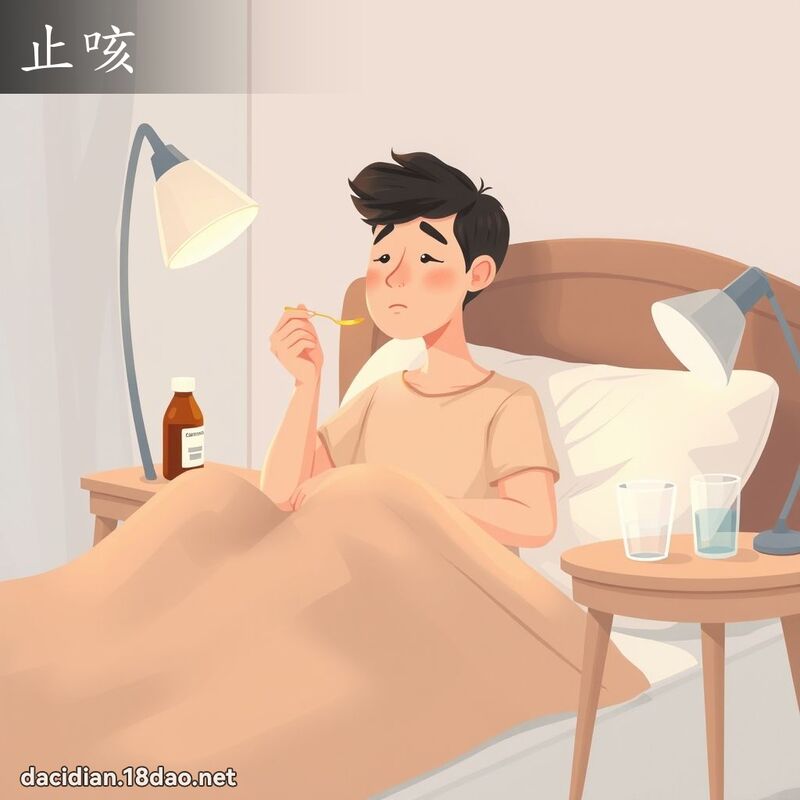 止咳 - 國語大辭典配圖