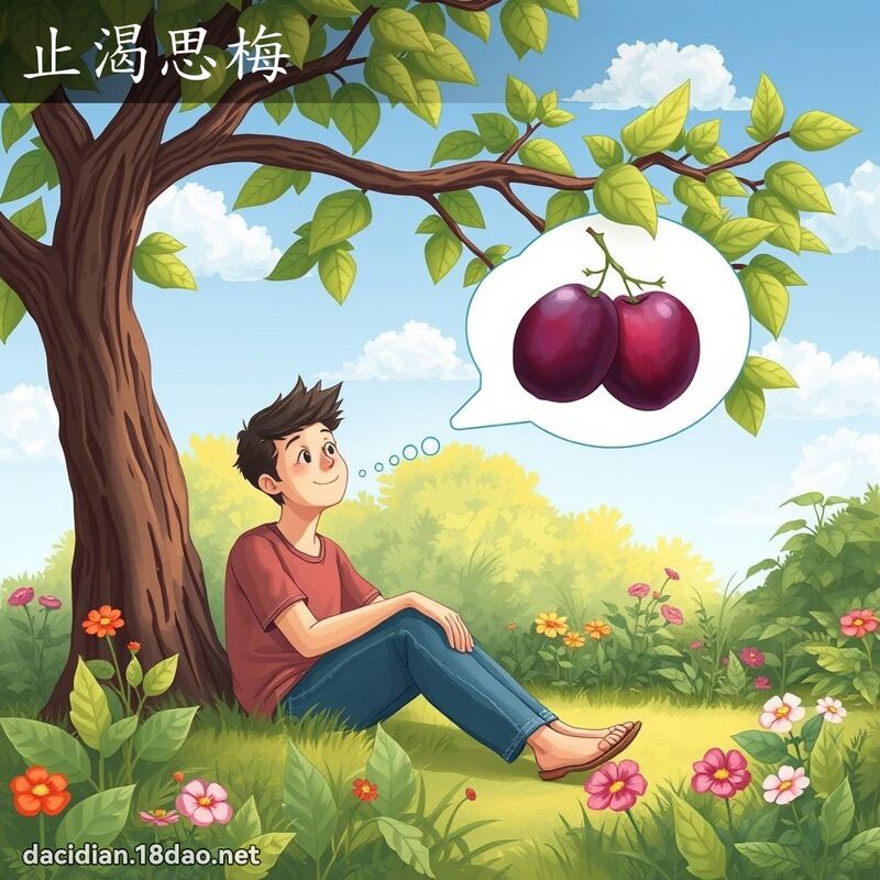 止渴思梅 - 國語大辭典配圖
