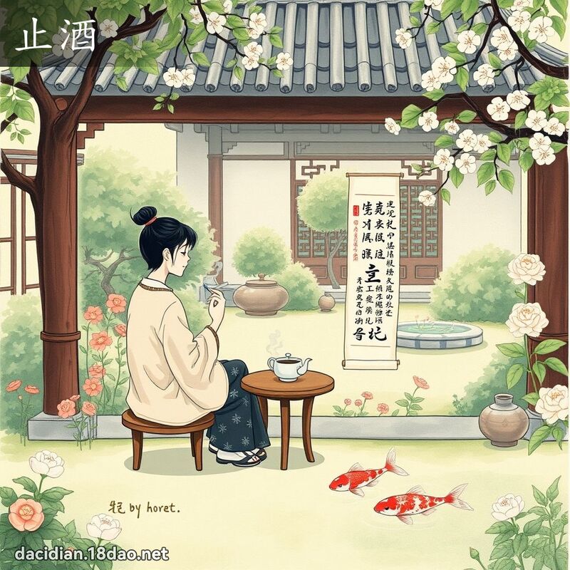 止酒 - 国语大辞典配图