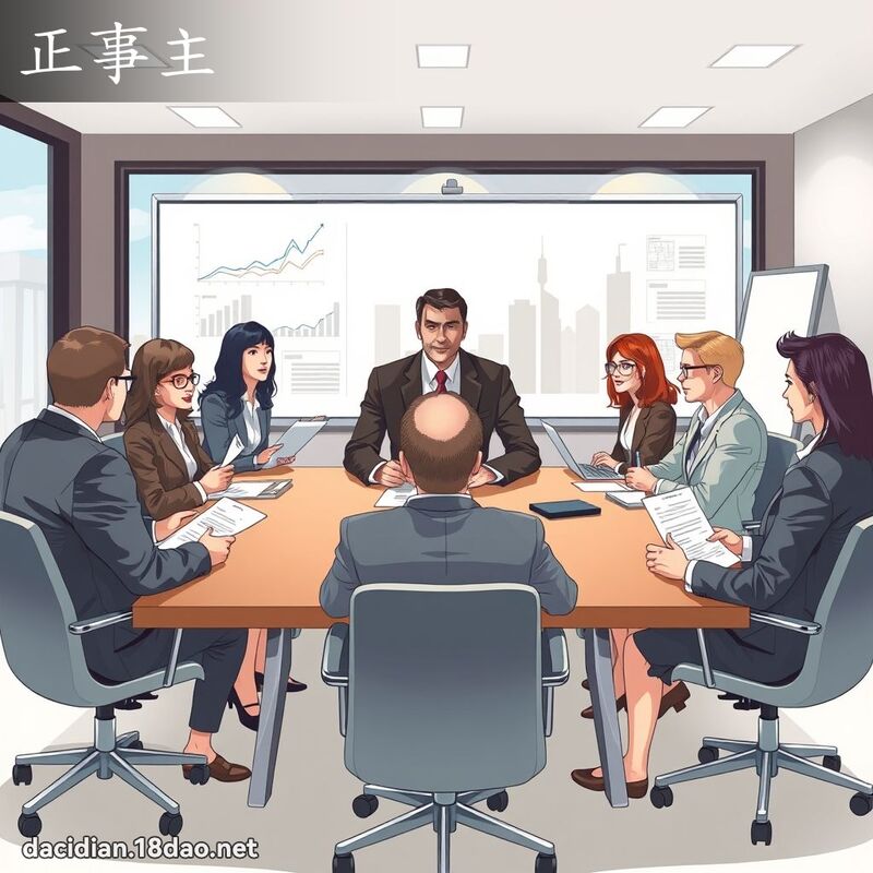 正事主 - 国语大辞典配图
