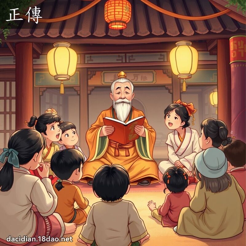 正傳 - 國語大辭典配圖