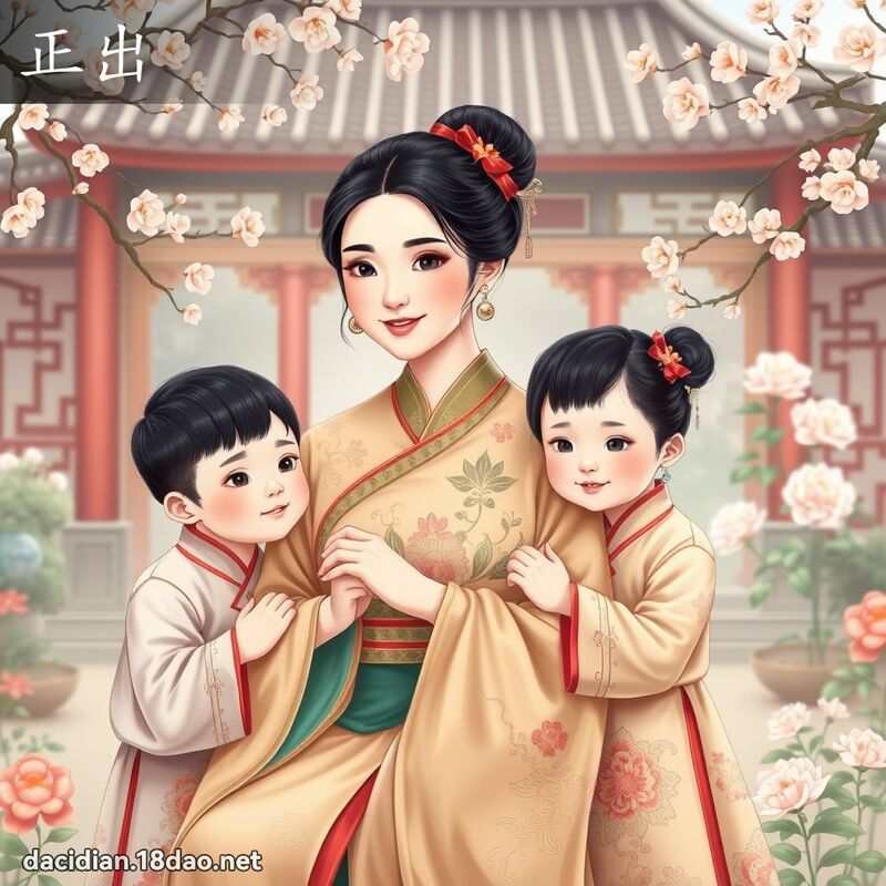 正出 - 国语大辞典配图