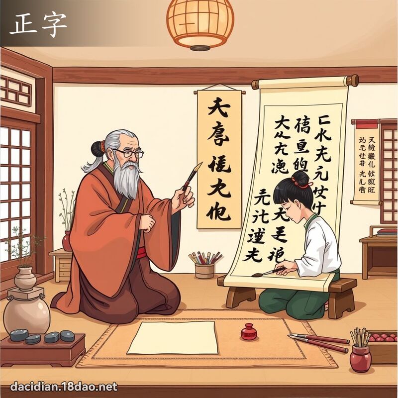 正字 - 國語大辭典配圖