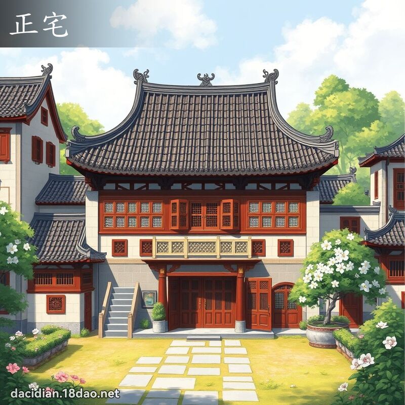 正宅 - 國語大辭典配圖