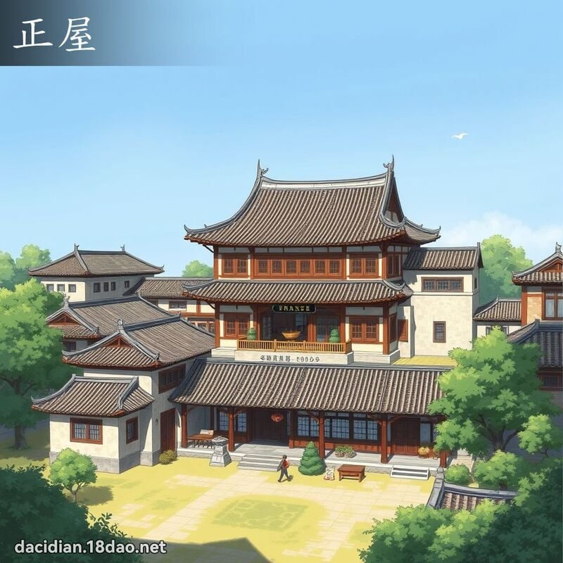 正屋 - 國語大辭典配圖