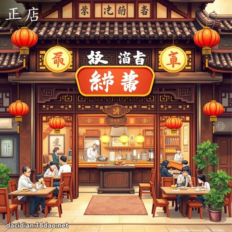 正店 - 国语大辞典配图