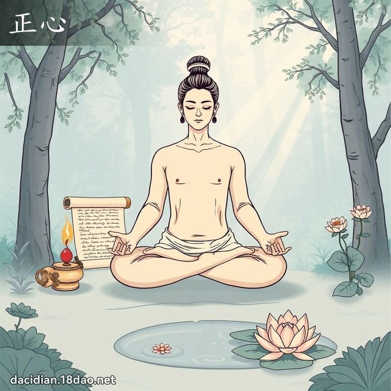 正心 - 國語大辭典配圖