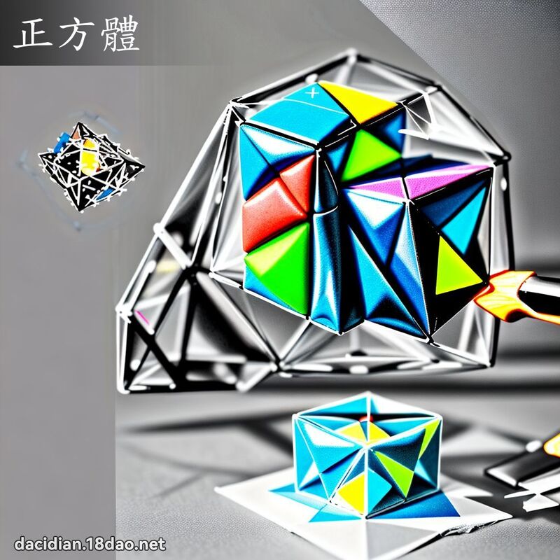 正方体 - 国语大辞典配图