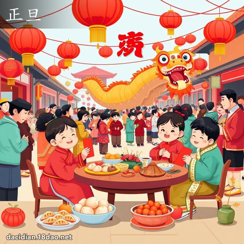 词语: 正旦 (多意词)