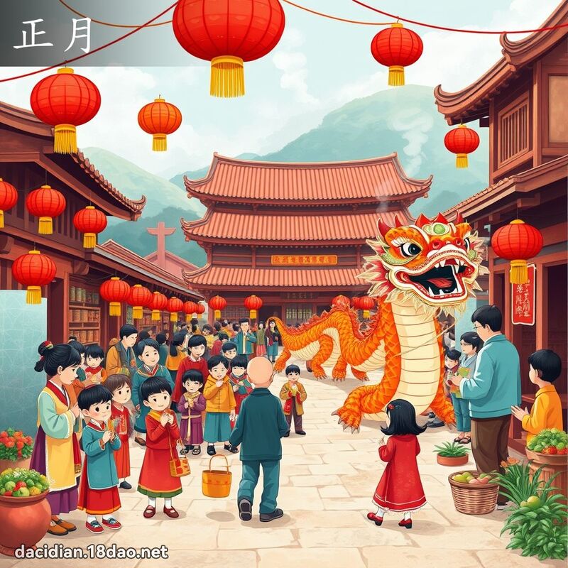 正月 - 国语大辞典配图