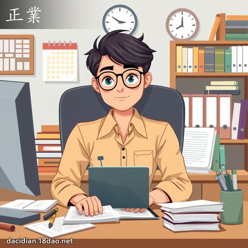 正业 - 国语大辞典配图