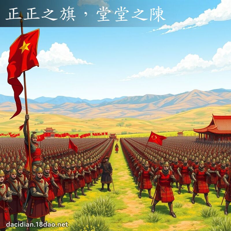 正正之旗，堂堂之陳 - 國語大辭典配圖