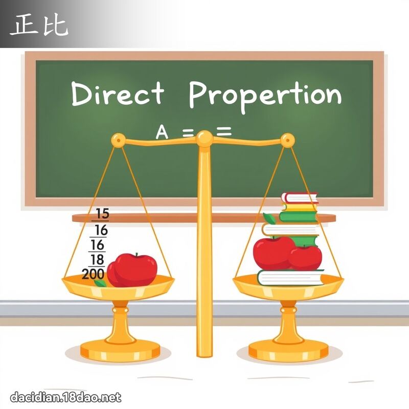 正比 - 国语大辞典配图