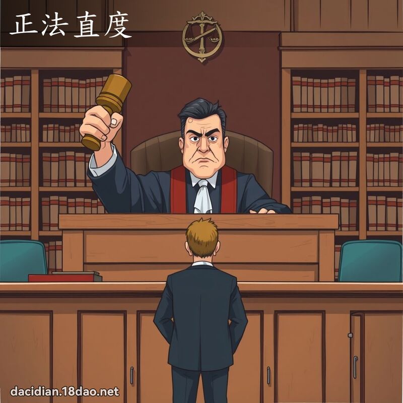 正法直度 - 國語大辭典配圖