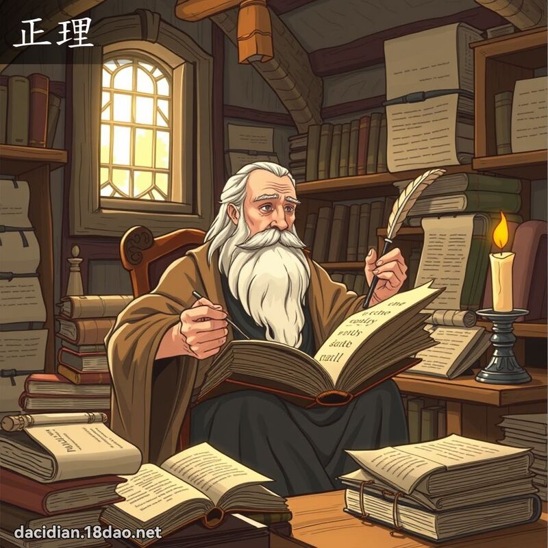 正理 - 国语大辞典配图