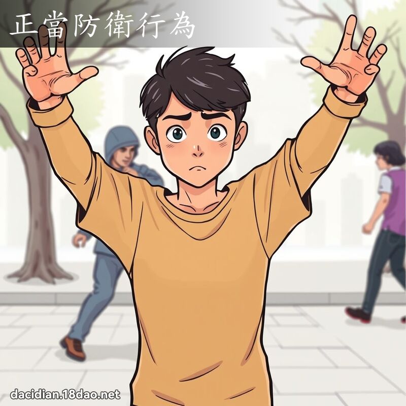 正当防卫行为 - 国语大辞典配图